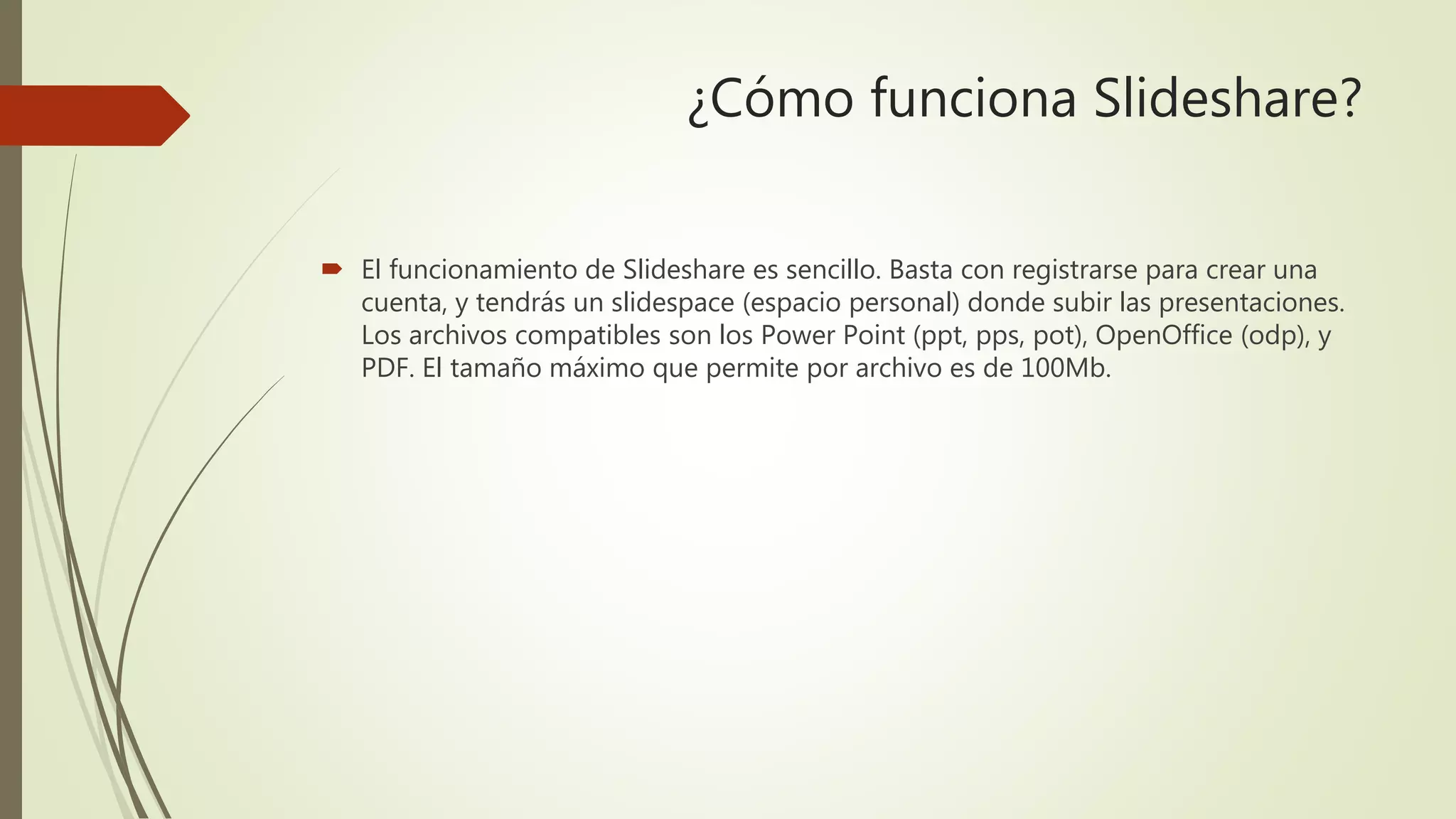 Slideshare que es ventajas y desventajas | PPTX