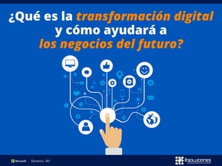 ¿Qué es la transformación digital
y cómo ayudará a
los negocios del futuro?
 
