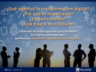 ¿Qué significa la transformación digital?
¿Por qué es importante?
¿En qué consiste?
¿Qué traerá en el futuro?
Estos son lo...