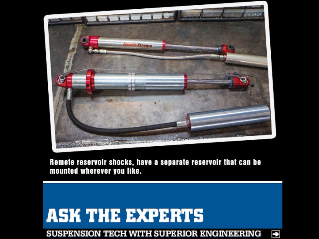 Remote Reservoir Shock Absorbers Explained