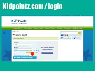 Kidpointz.com/login
 