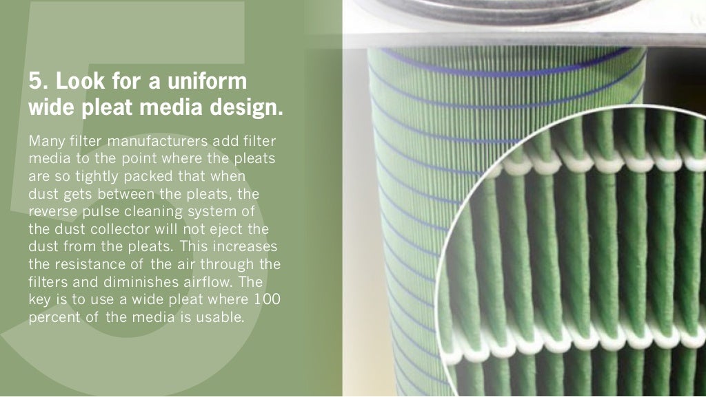Five Tips for Selecting Cartridge Dust Collector Filters