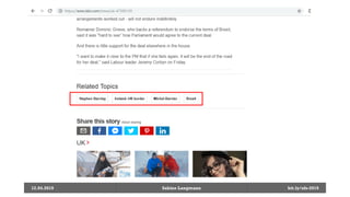 12.04.2019 Sabine Langmann bit.ly/sfx-2019
 