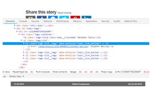 12.04.2019 Sabine Langmann bit.ly/sfx-2019
 