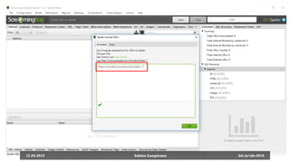 12.04.2019 Sabine Langmann bit.ly/sfx-2019
 