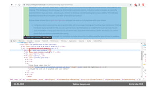 12.04.2019 Sabine Langmann bit.ly/sfx-2019
 