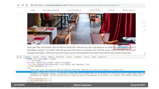 12.04.2019 Sabine Langmann bit.ly/sfx-2019
 