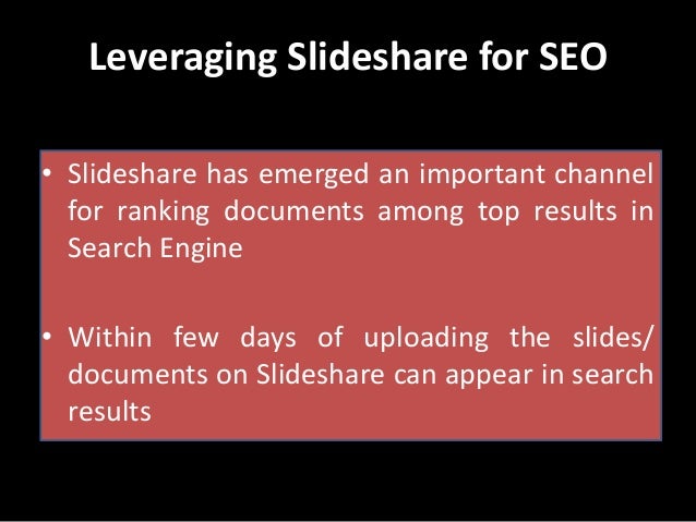 slideshare search engine optimization seo tips