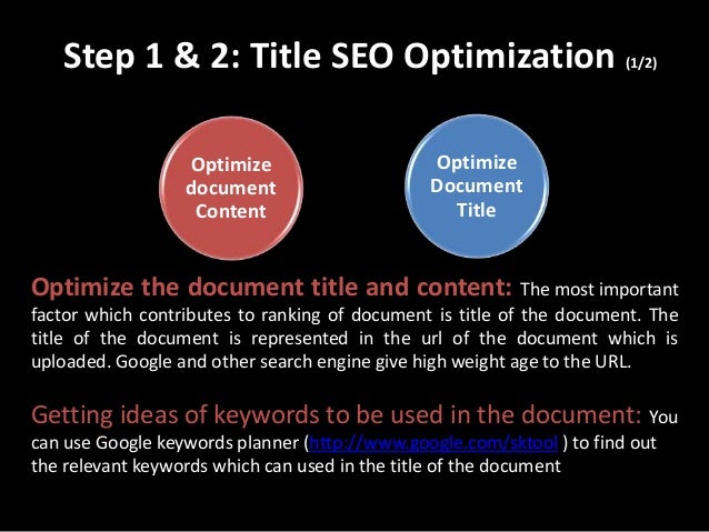 slideshare search engine optimization seo tips