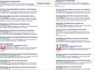 Online Poker
 