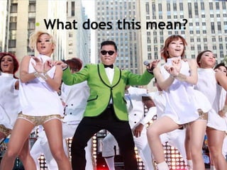 • What does this mean?
 