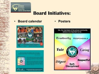 Board Initiatives: Board calendar Posters 