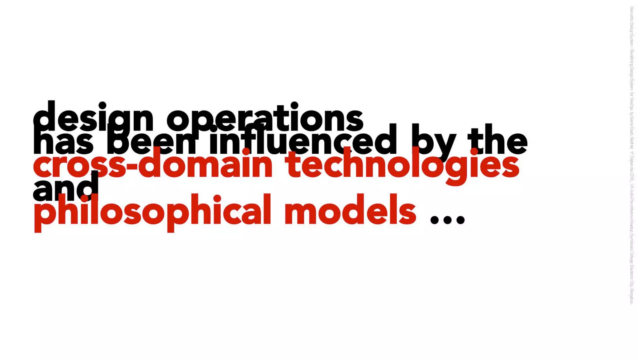 Semantic Design System : Redefining Design Systems for DesOps - v1.0 1sep 2018