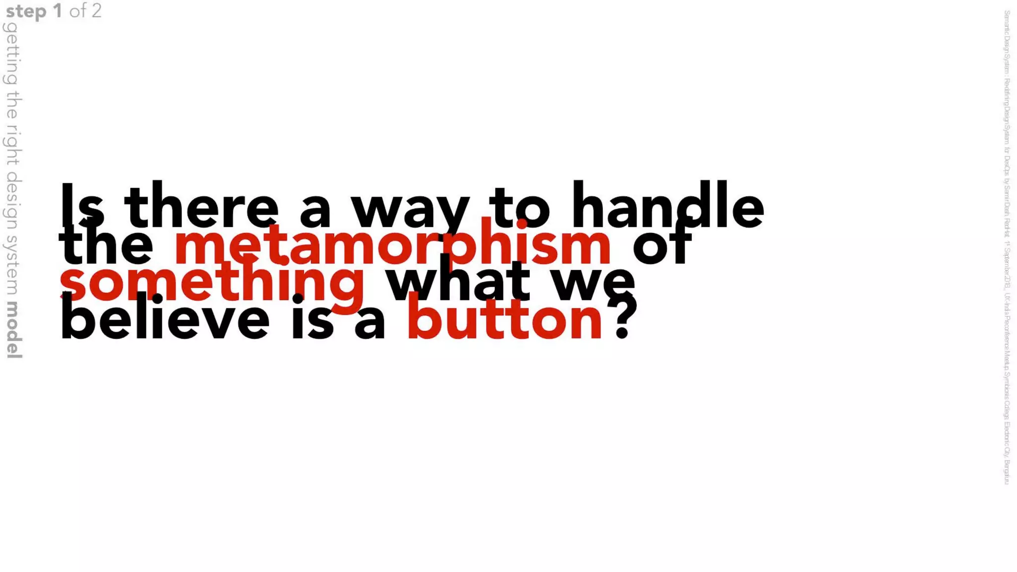 Semantic Design System : Redefining Design Systems for DesOps - v1.0 1sep 2018