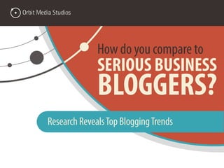 Research RevealsTop BloggingTrends
 
