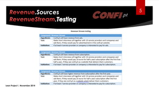 5
Notes:
*Classification for the
best formats (5 or 4)
and for usual formats (1
to 3)
.Sources
Lean Project | November 2014
 