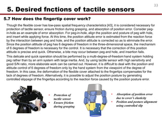 Example For Tactile Sensor Recent progress in tactile sensor technology | PDF