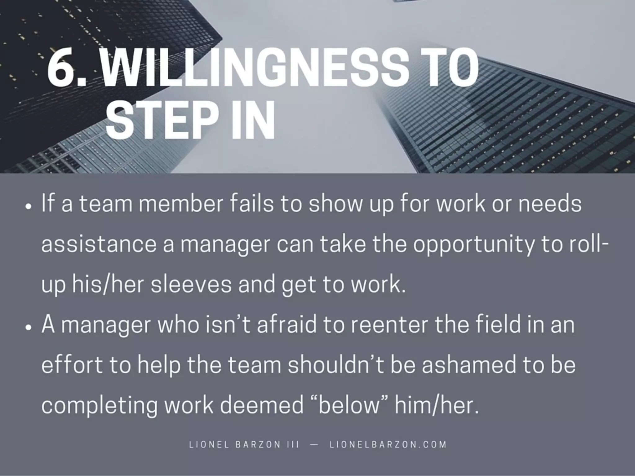 Six Traits & Skills Every Manager Should Have