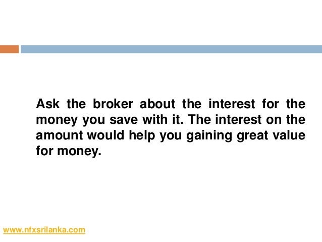 Best forex brokers in sri lanka