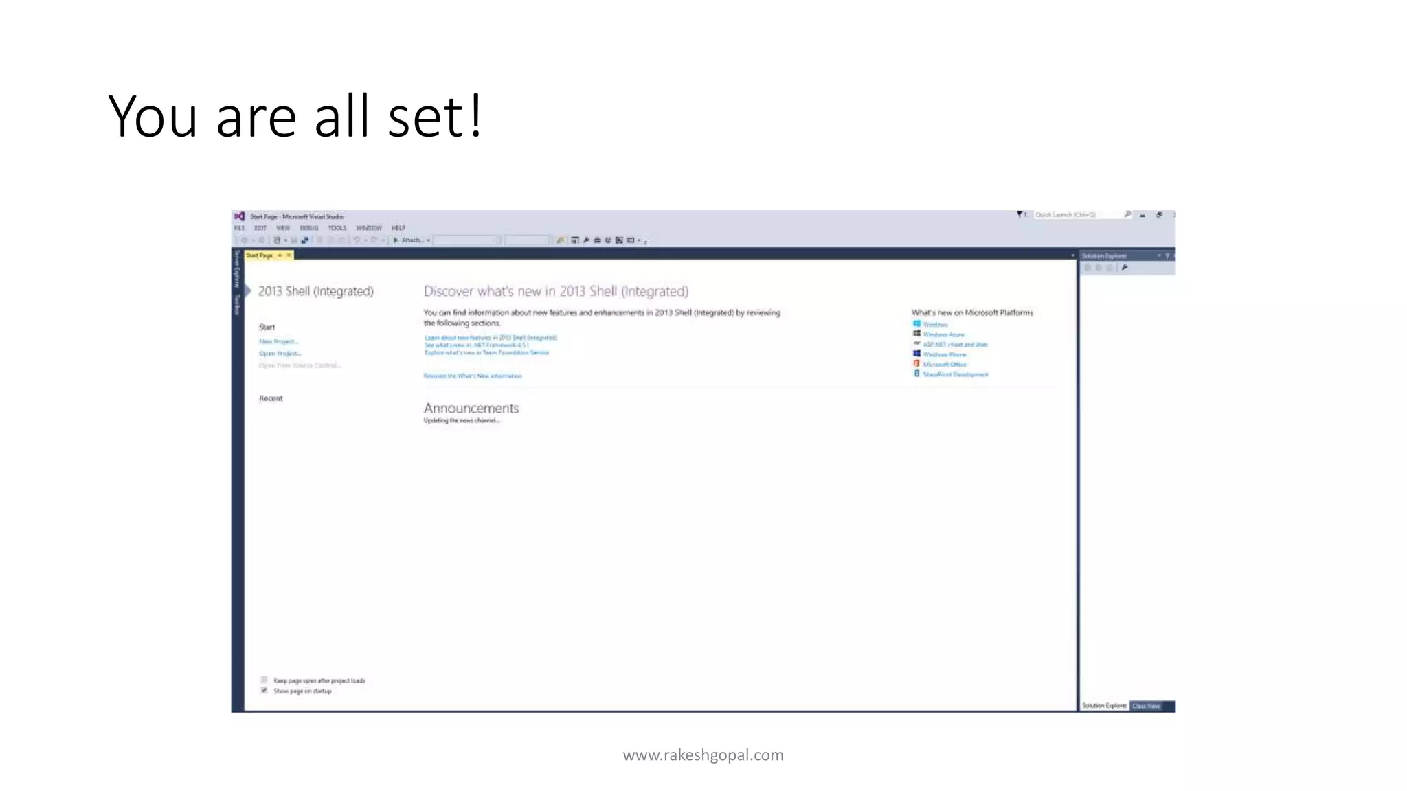 You are all set!
www.rakeshgopal.com
 