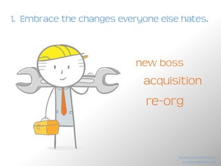 These are winning career tactics
that will make you successful
whether you’re a smart cookie or
not.
www.brendanreid.com
Stealing the Corner Office
 