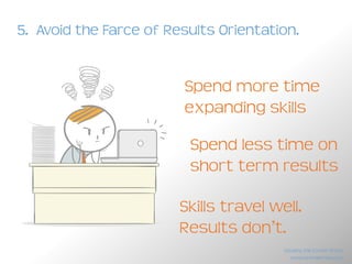 4. Don’t hold people accountable … help them.
Don’t do this
“an image as a
mentor is more
likely to get you
promoted than
an image as a
task master”
www.brendanreid.com
Stealing the Corner Office
 
