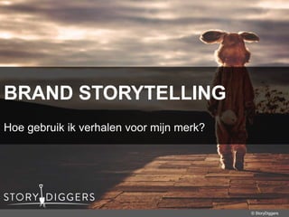 © StoryDiggers
Brand Storytelling
BRAND STORYTELLING
Hoe gebruik ik verhalen voor mijn merk?
 