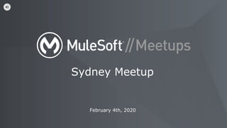 February 4th, 2020
Sydney Meetup
 