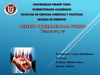Participante: Yrama Castellanos
C.I:7857902
Profesor: Mónica Parra
Sección: SAIA A.
 