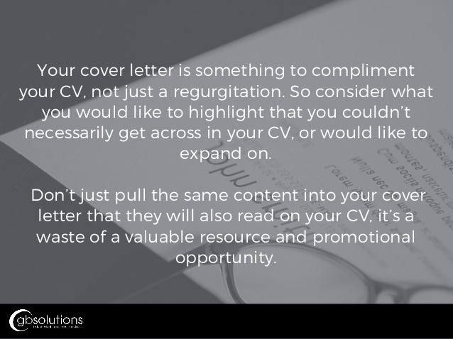 Format of an excellent cover letter