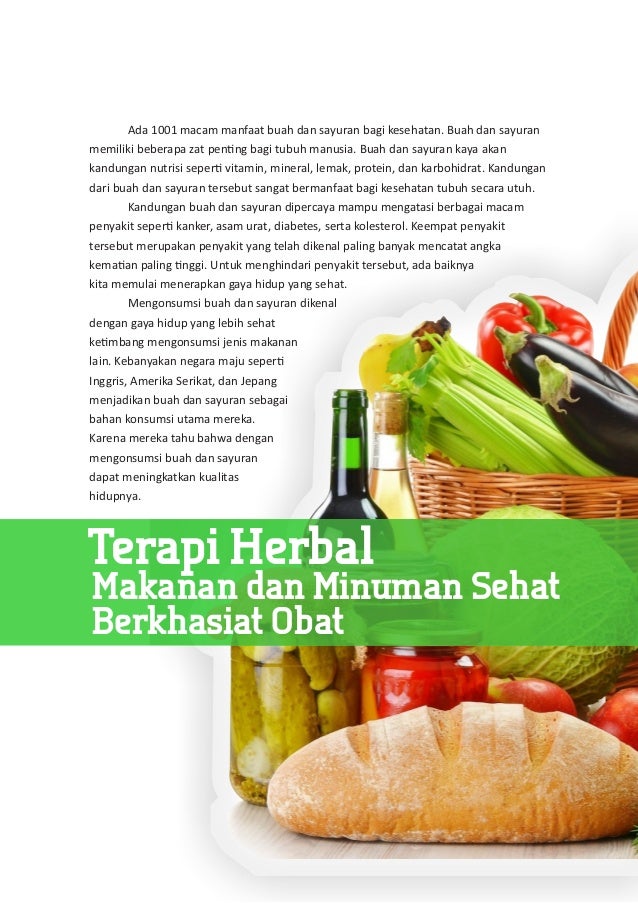 Buku Terapi Herbal iMakanan dan Minuman Sehati Berkhasiat Obat