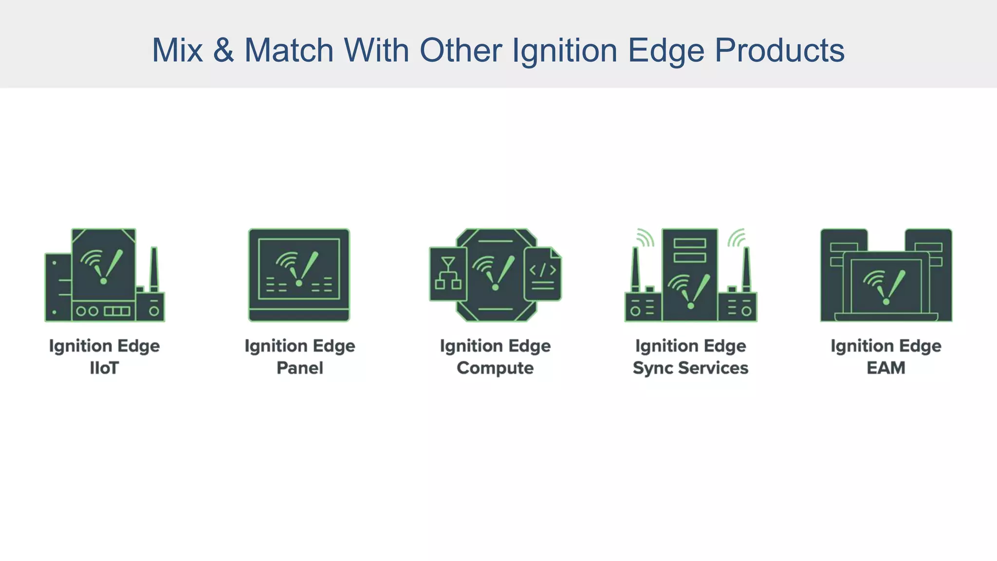 Mix & Match With Other Ignition Edge Products
 