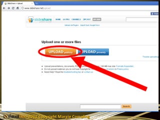 2011 Copyright Margie Comaling
 
