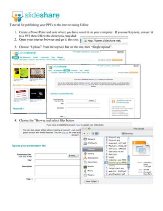 Slideshare tutorial | PDF