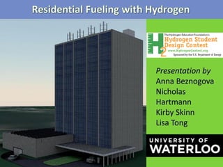 University of Waterloo Presentation (2011) Slide 1