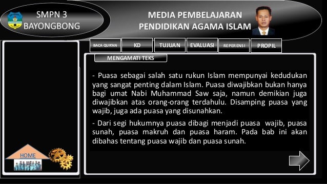 IBADAH PUASA MEMBENTUK PRIBADI YANG BERTAKWA