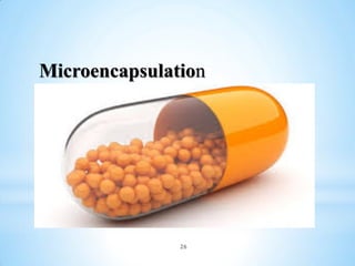 Microencapsulation
26
 