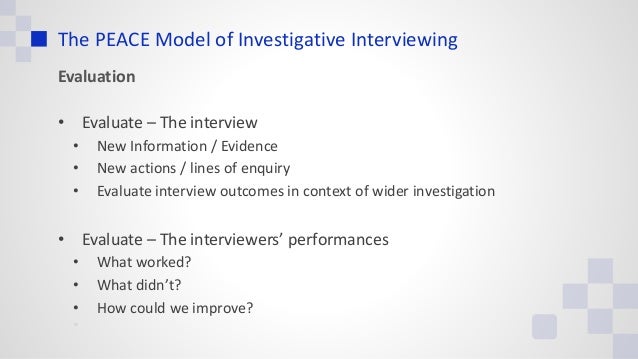 the peace investigative interviewing Buy investigative interviewing: the conversation management approach by management technique which lies at the heart of the peace interviewing model. the peace investigative interviewing Buy investigative interviewing: the conversation management approach by management technique which lies at the heart of the peace interviewing model.