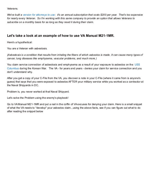 Use VA Manual M211MR and Score a Touchdown in Your VA Disability Claim