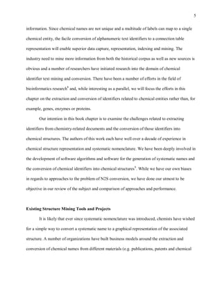 Automated Identification and Conversion of Chemical Names to Structure ...