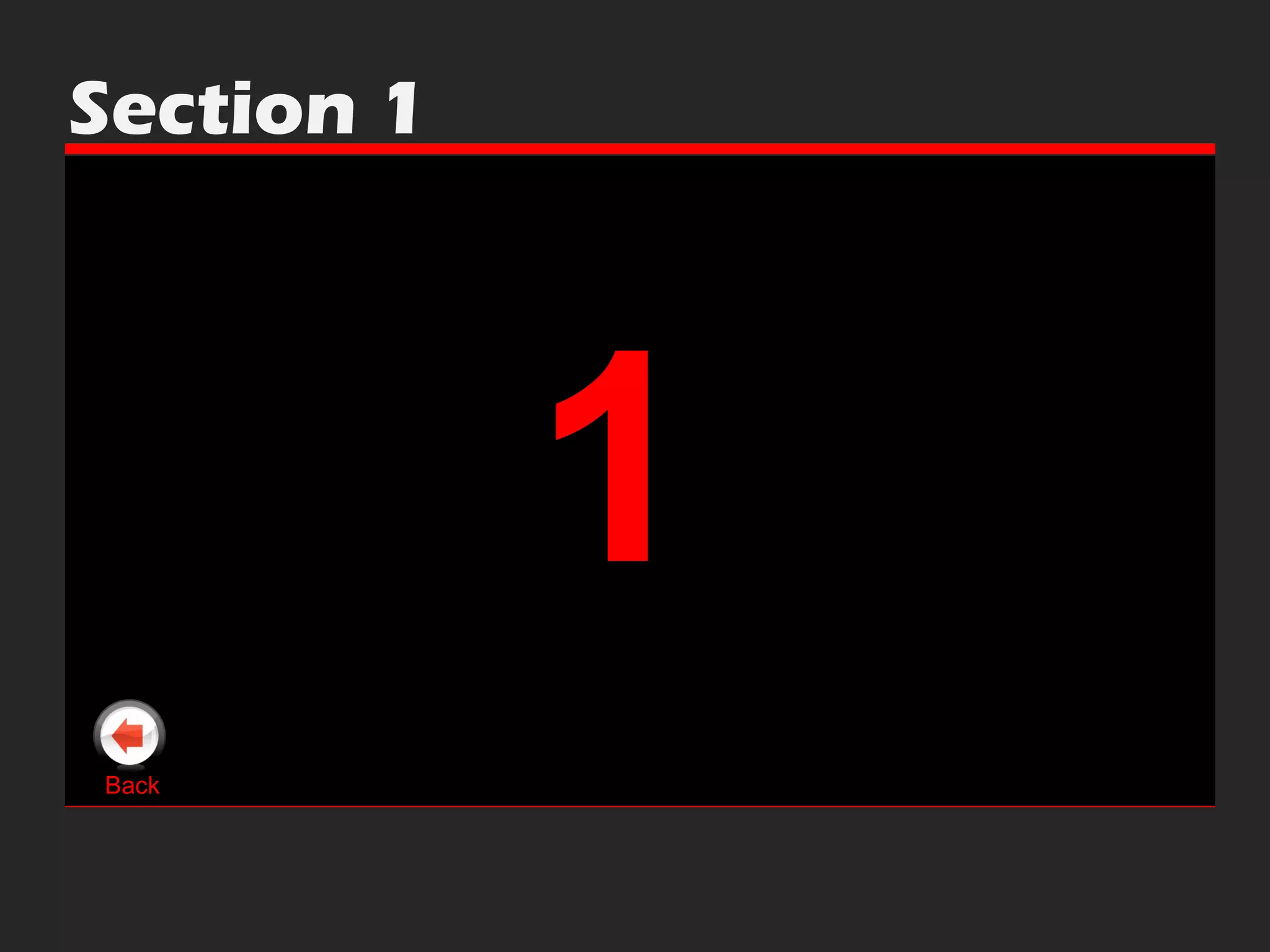 Section 1 1 Back 