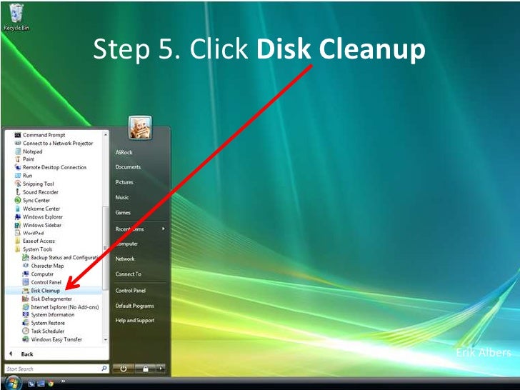 How to perform Disk Cleanup
