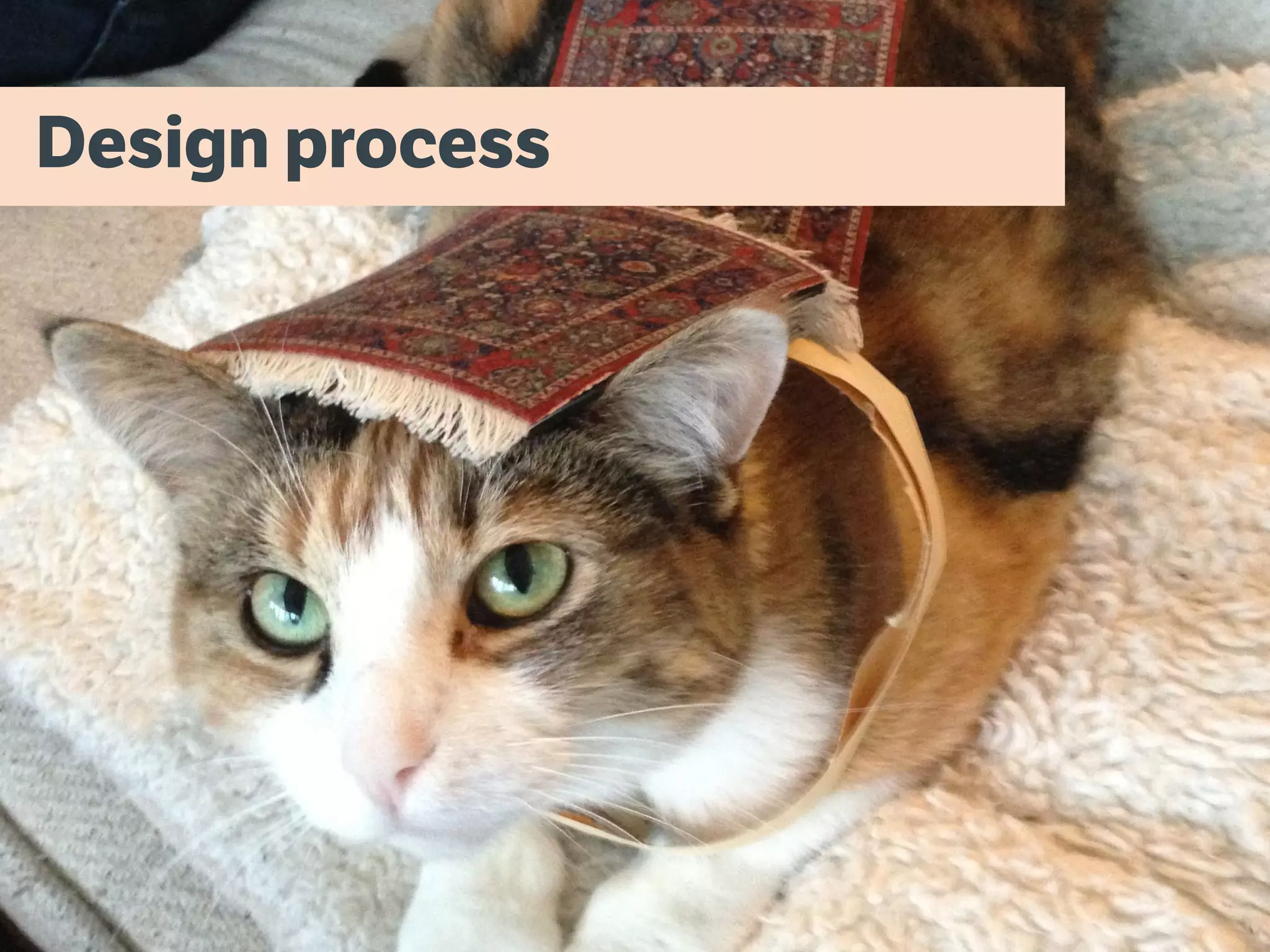 Design process
 