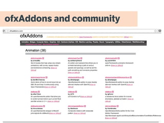 ofxAddons and community
 