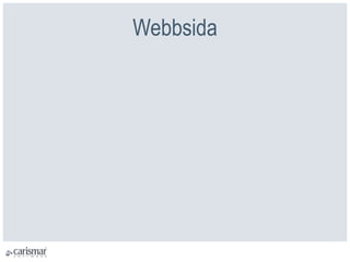 Webbsida
 