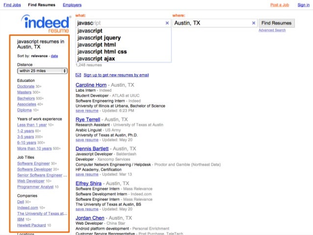 indeedeng building indeed resume search