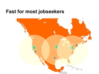 Fast for most jobseekers
 