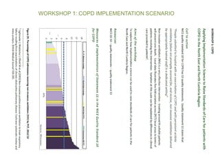 WORKSHOP 1: COPD IMPLEMENTATION SCENARIO 
 