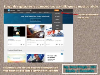 Luego de registrarse le aparecerá una pantalla que se muestra abajo