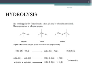 HYDROLYSIS
8
3/21/2020
 